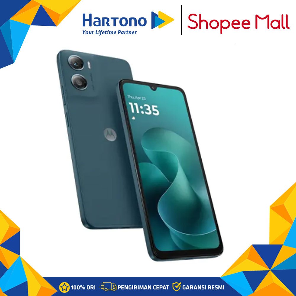 Motorola Smartphone Android G06 Power 4/128GB TAPESTRY PB9Y0008ID