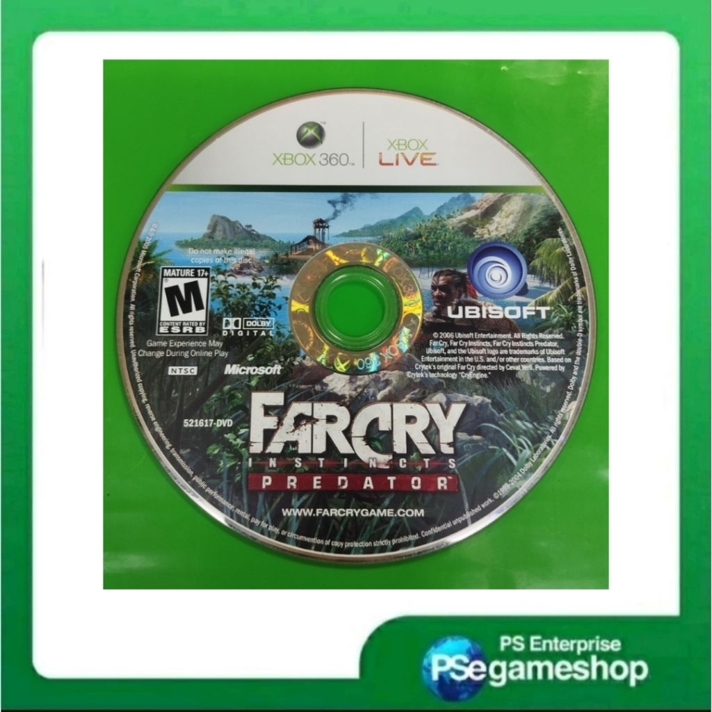 Xbox 360/Xbox LIVE Far Cry Instincts Predator (Cd Only/Preloved)