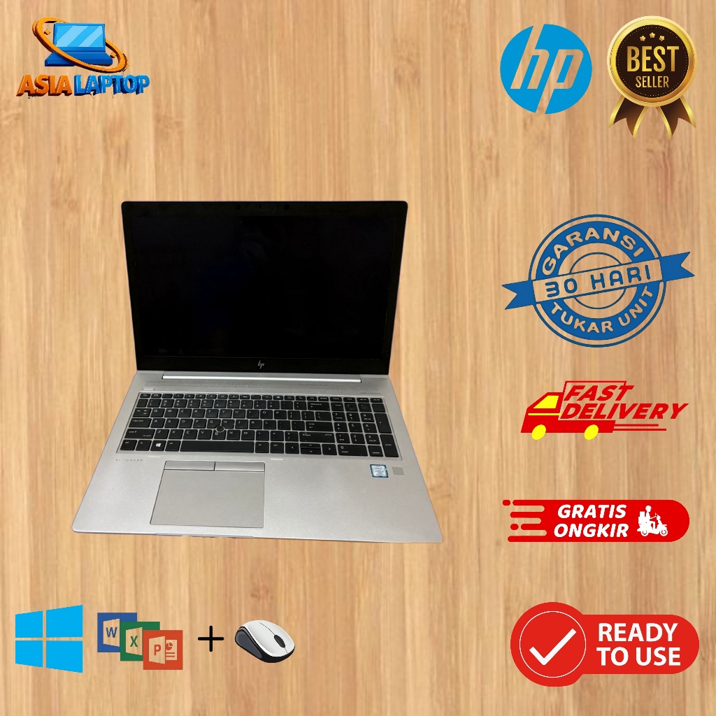 Laptop HP Elitebook 850 G5 | G6 | G7 | G8 Core i7/i5 Touchscreen 15inch. Bergaransi
