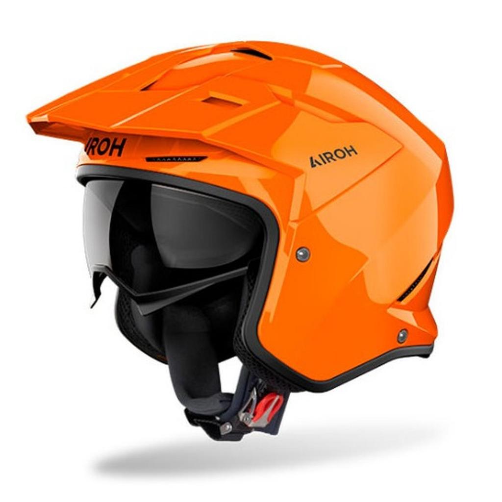 HELM MOTOR HALF FACE AIROH KOMBAKT ORANGE GLOSS HELM AIROH KOMBAKT ORANGE GLOSS