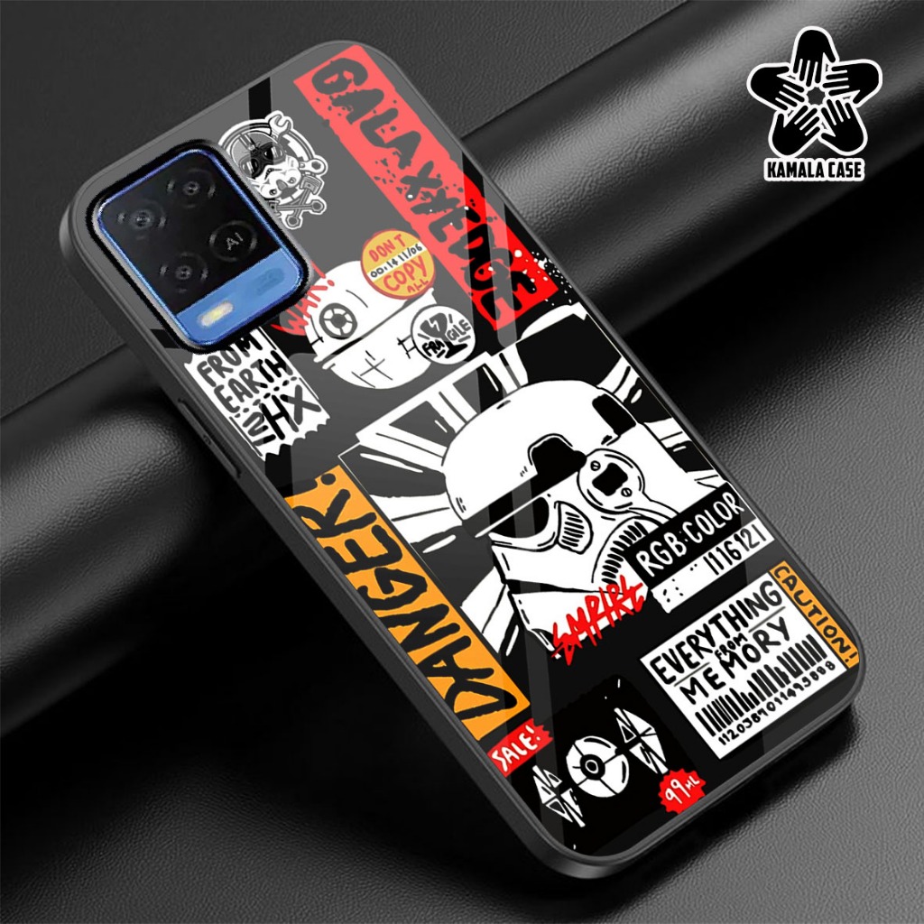 Casing Hp Untuk Oppo A52 / A53 / A54 4G / A54S / A55 4G / A72 / A92 - Fashion Star Wars Case Murah S