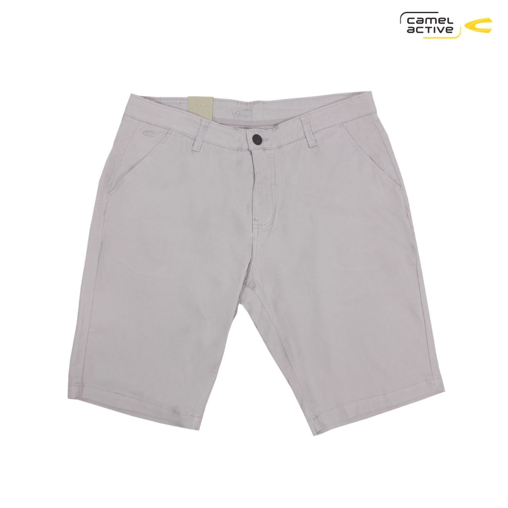 camel active Men's Light Grey Bermuda Shorts