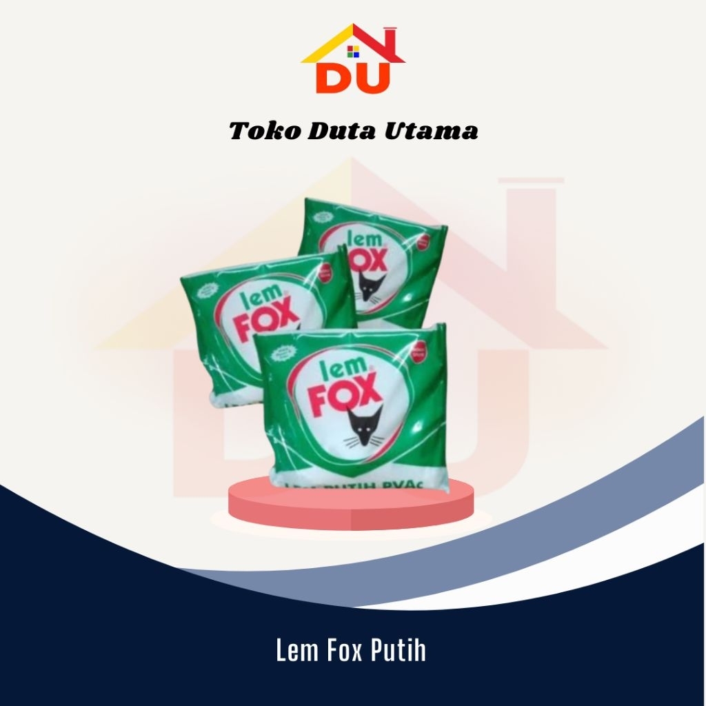 LEM FOX PUTIH UKURAN 400 & 800gram