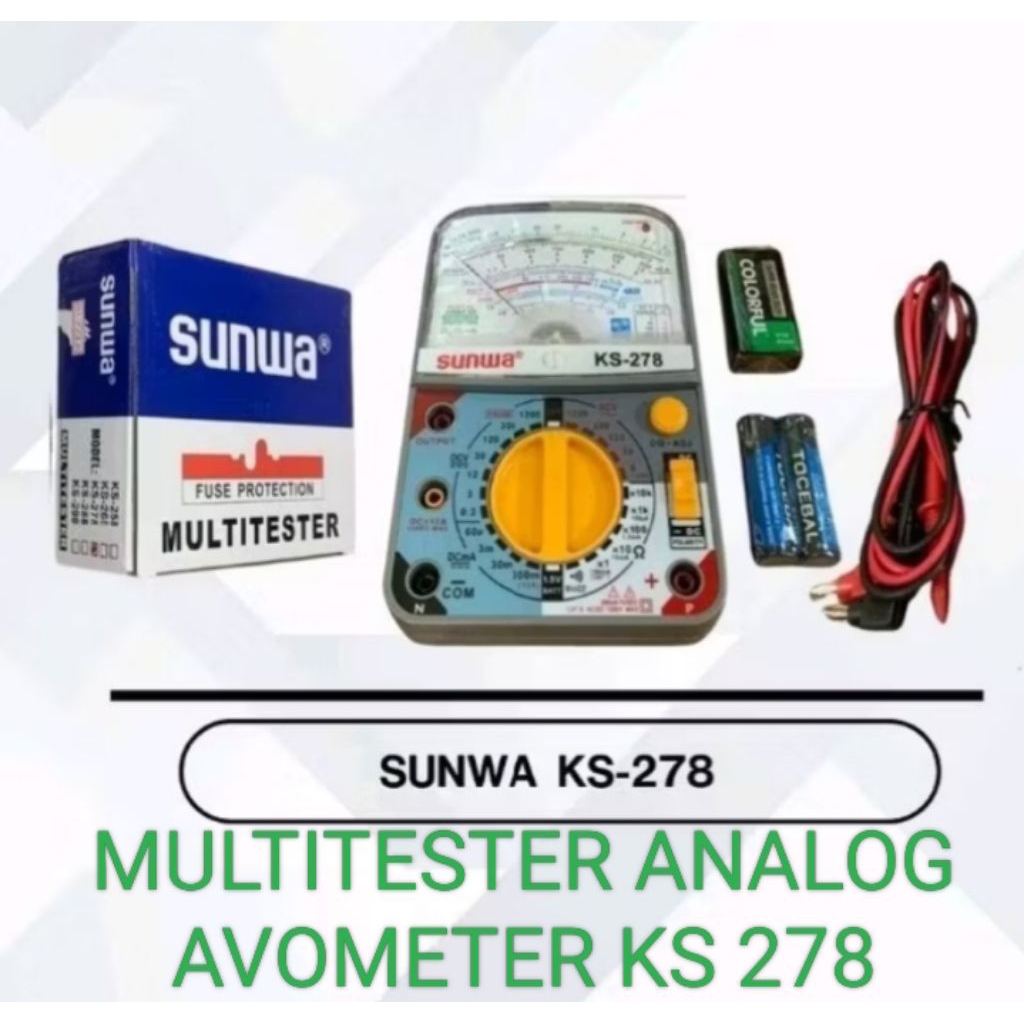Multitester Analog sunwa KS 278 multitester original