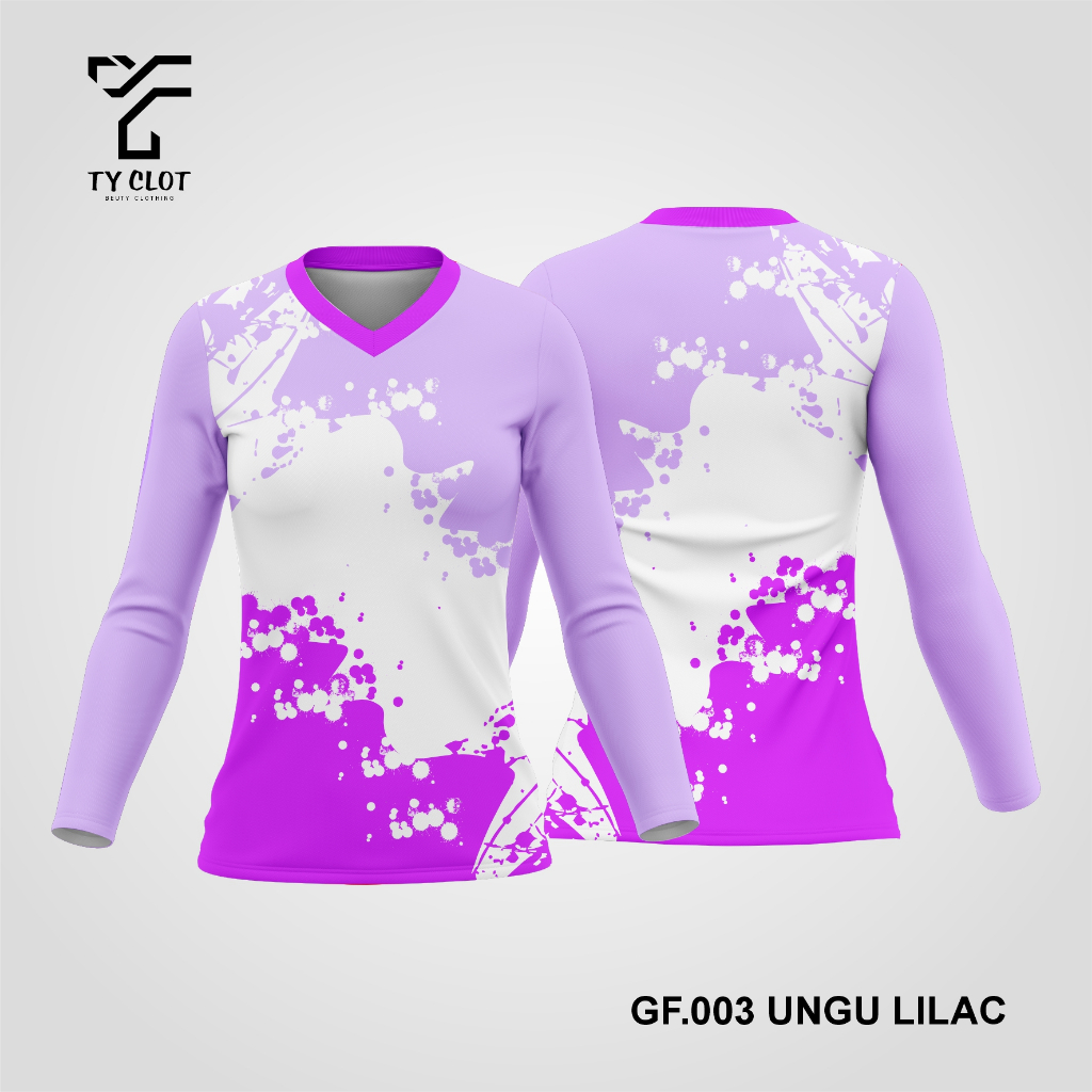 JERSEY OLAHRAGA GOWES SEPEDA BERSEPEDA WANITA SLIMFIT - UNGU LILAC