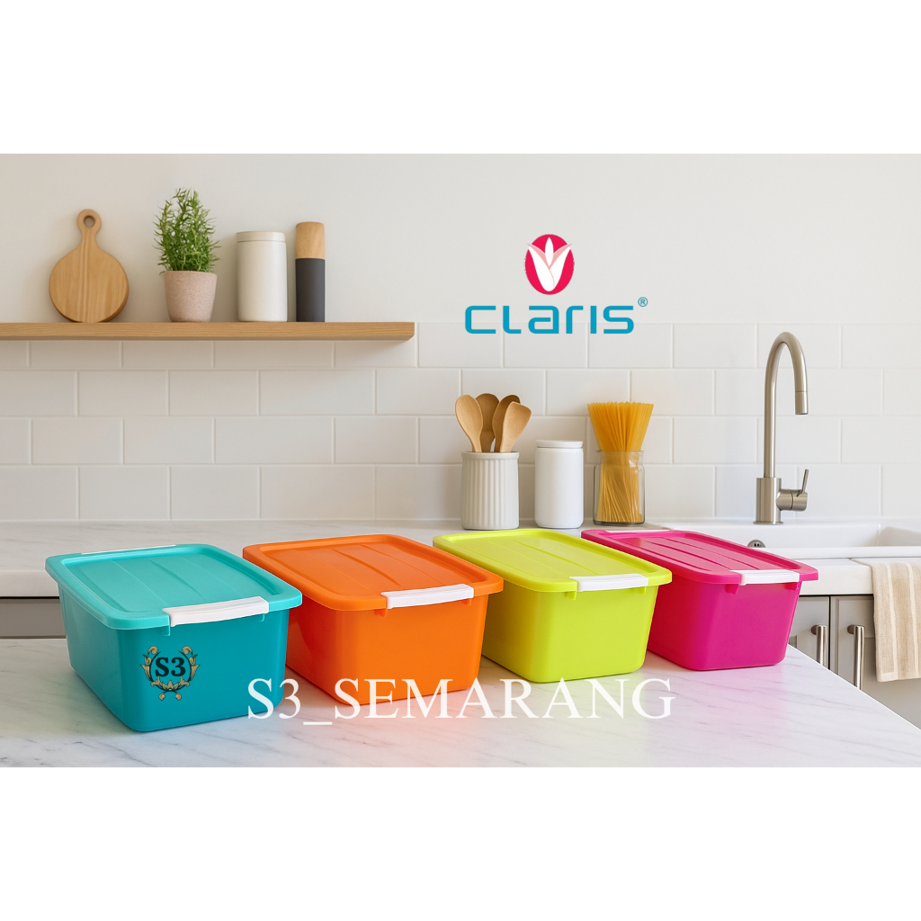 Kontainer Box Plastik Kecil 10 Liter Foodbox Tempat Penyimpanan Serbaguna Claris Armax Box 1016 CH
