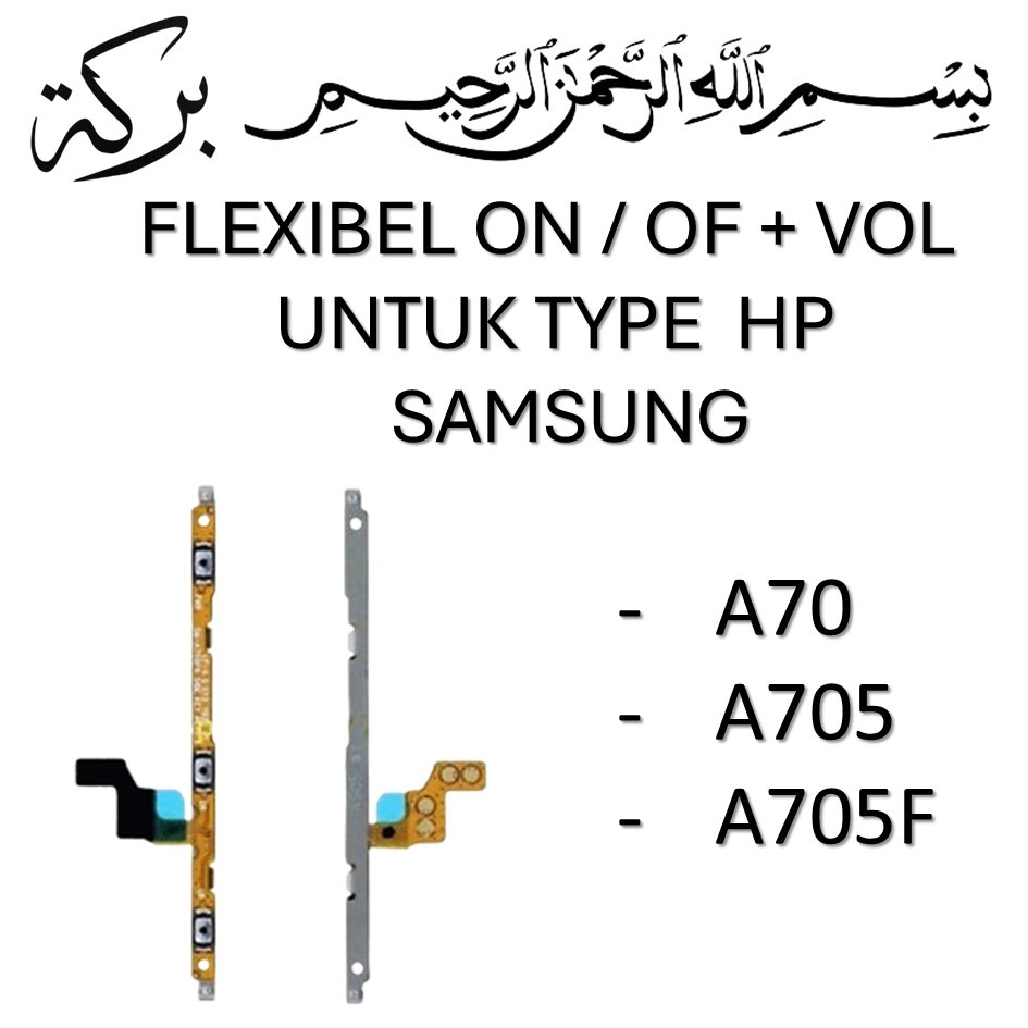 FLEXIBEL SAMSUNG A705 ON OFF + VOLUME ORI ( GALAXY A70 ) ORIGINAL
