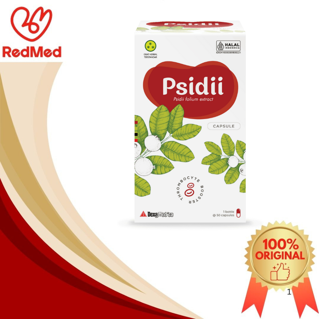 PSIDII 50 KAPSUL JAMBU BIJI TROMBOSIT BOOSTER
