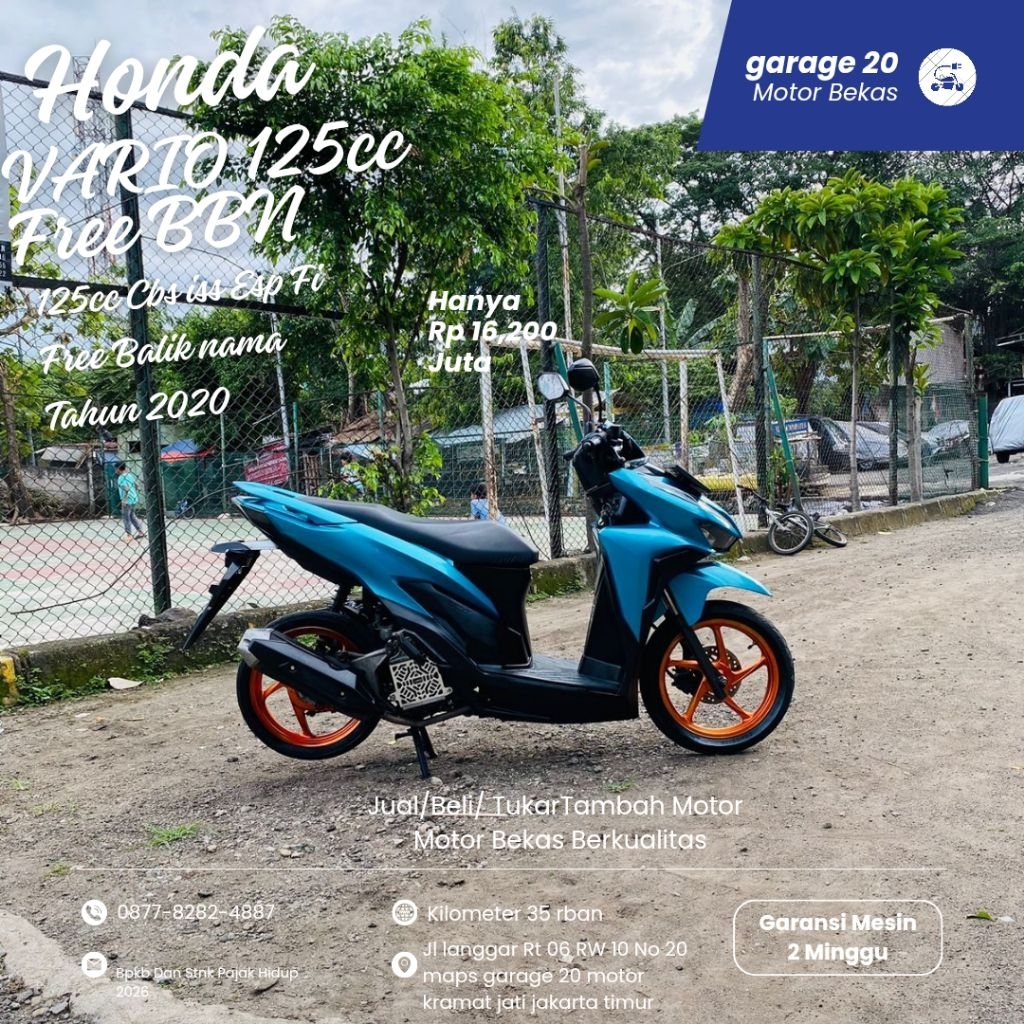 Honda Vario 125cc cbs iss esp Modif Tahun 2020