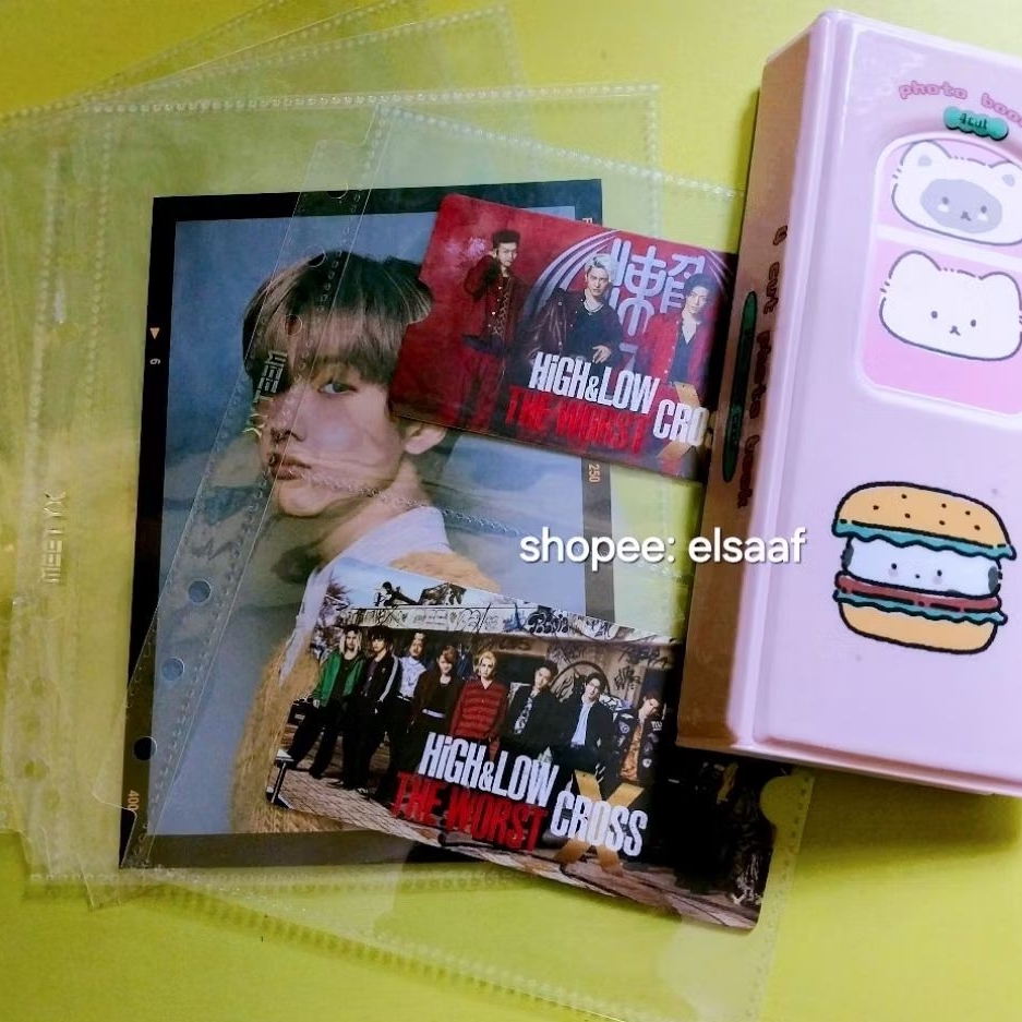 [Preloved] Album Photo Booth Kolbuk 4 strip / Sleeve Binder A5 6 ring 2P 1P Meet YX