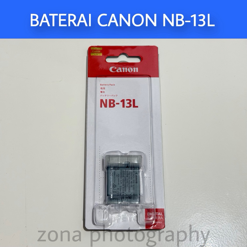 BATERAI CANON NB-13L NB13L / BATTERY BATRAI CANON NB-13L NB13L / BATERAI CANON G7X MARK II, G7X MARK