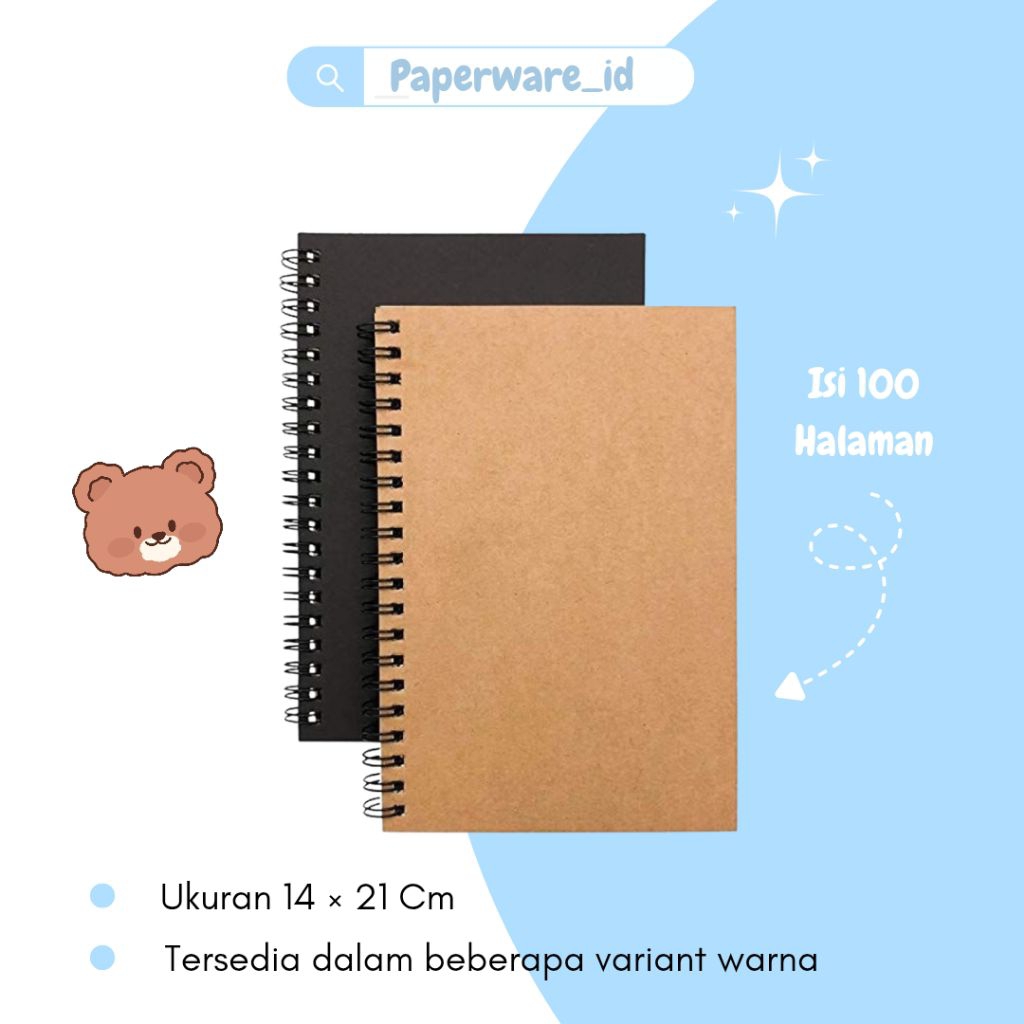 notebook a5 vintage / diary aesthetic / buku catatan vintage