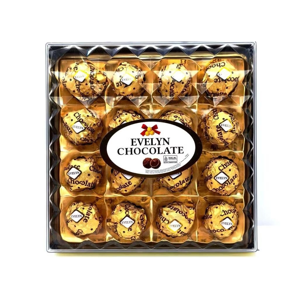 Evelyn Naraya Chocolate 200 gr isi 16