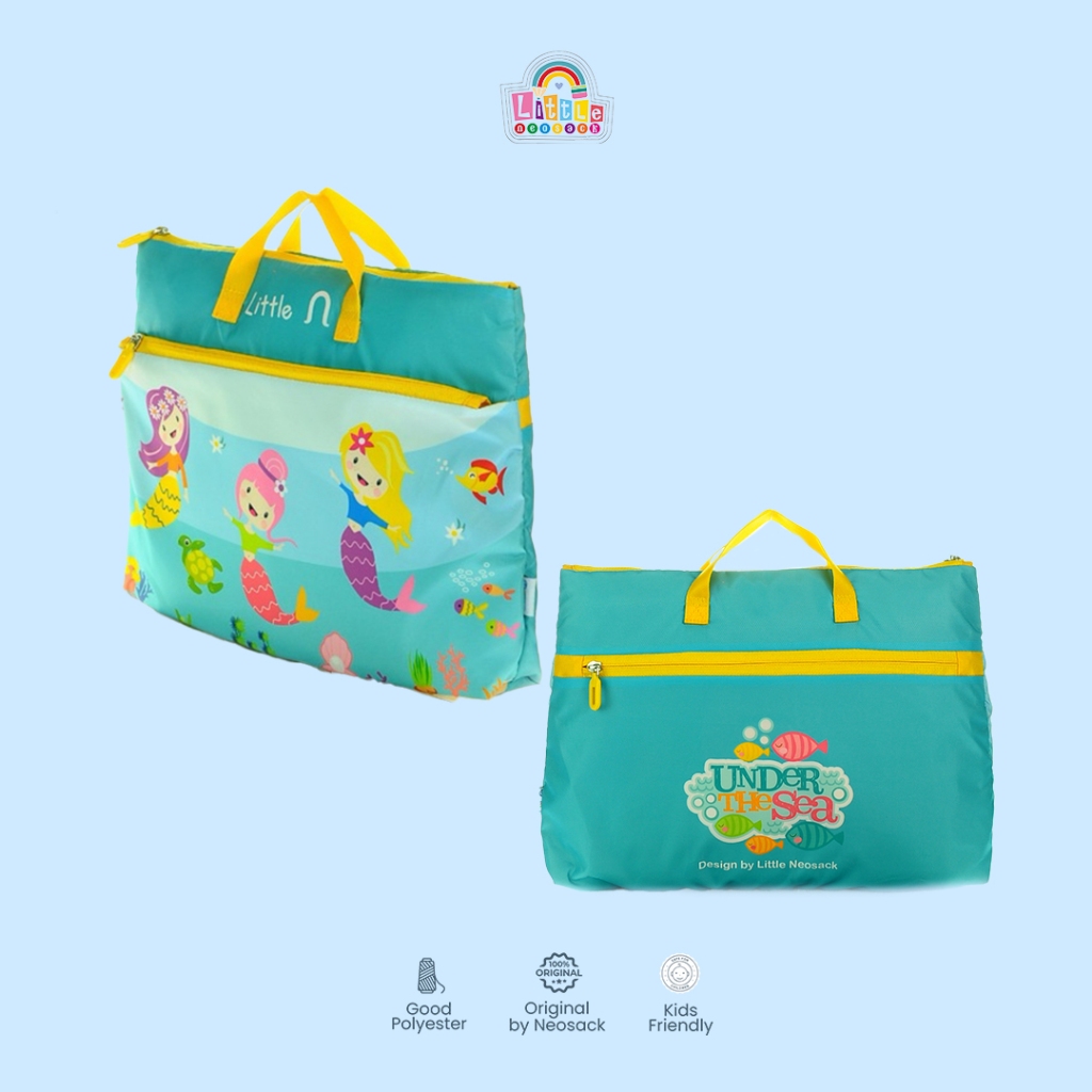 Little Neosack - UNDER THE SEA Baby Playmat - Alas Bermain Anak Bayi - FREE BONEKA