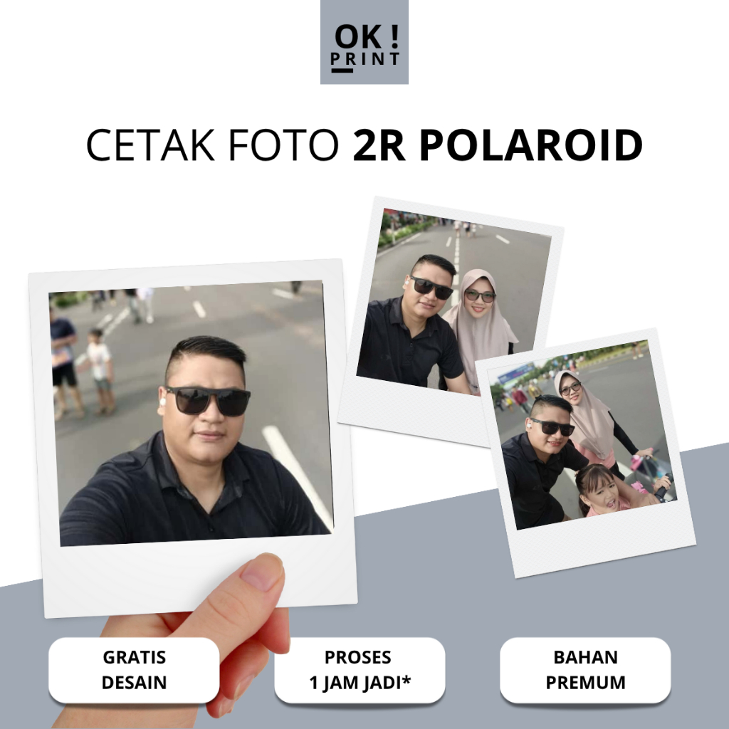 Cetak Foto Polaroid Ukuran 2R Termurah Sehari Jadi Cetak Foto Album 2R