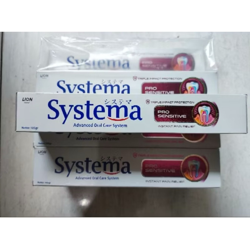 Pasta Gigi SYSTEMA 105gr Pro Sensitive and Sensitive Whitening