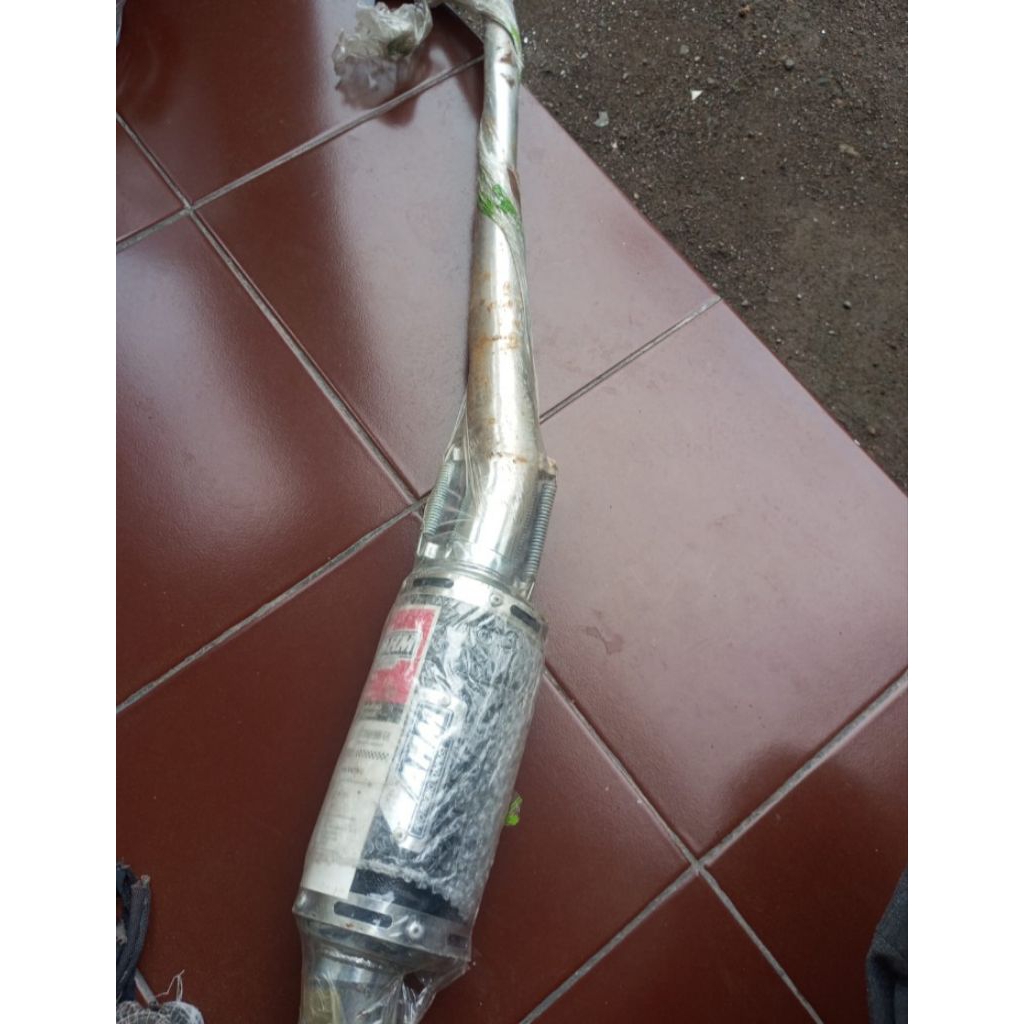 Knalpot AHM trioval jadul buat motor bebek