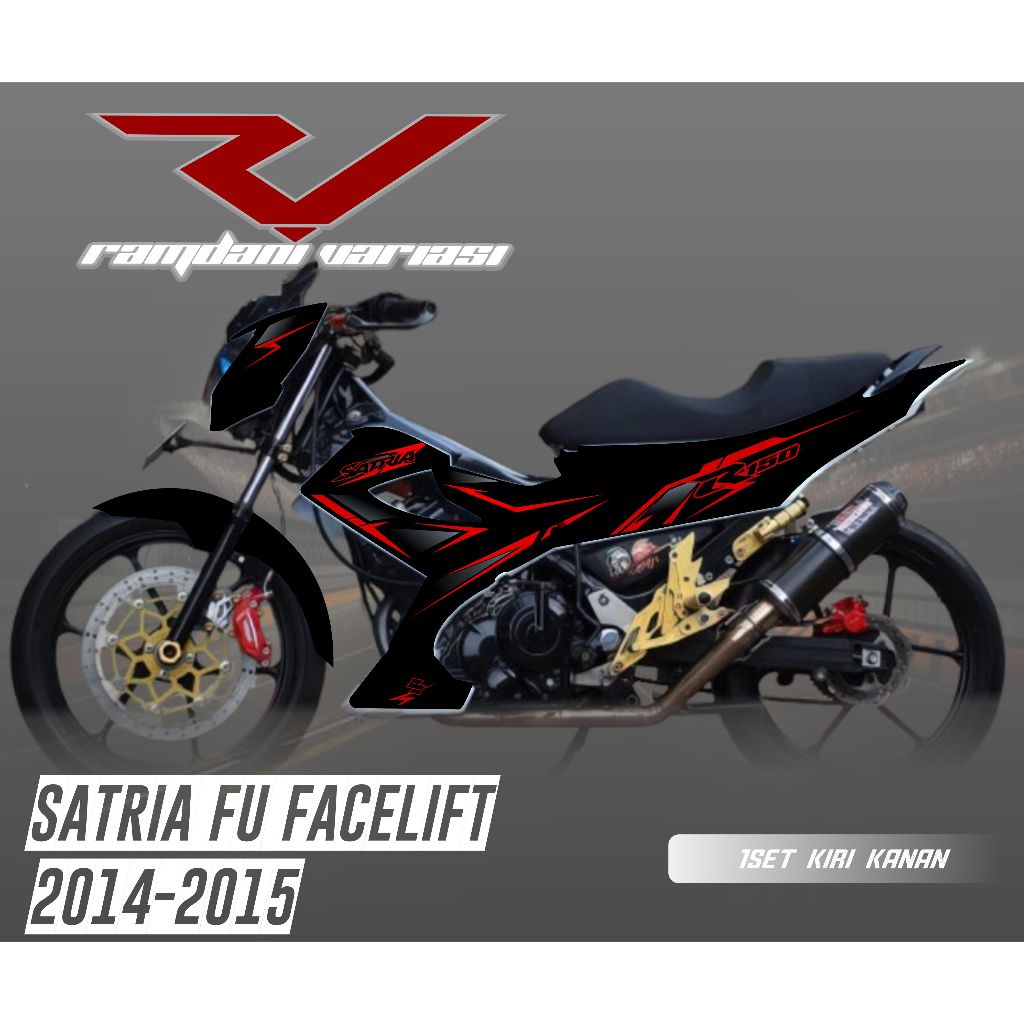 STRIPING SATRIA FU F150/STIKER SATRIA FU FACELIFT/STRIPING SATRIA FU 2013-2015