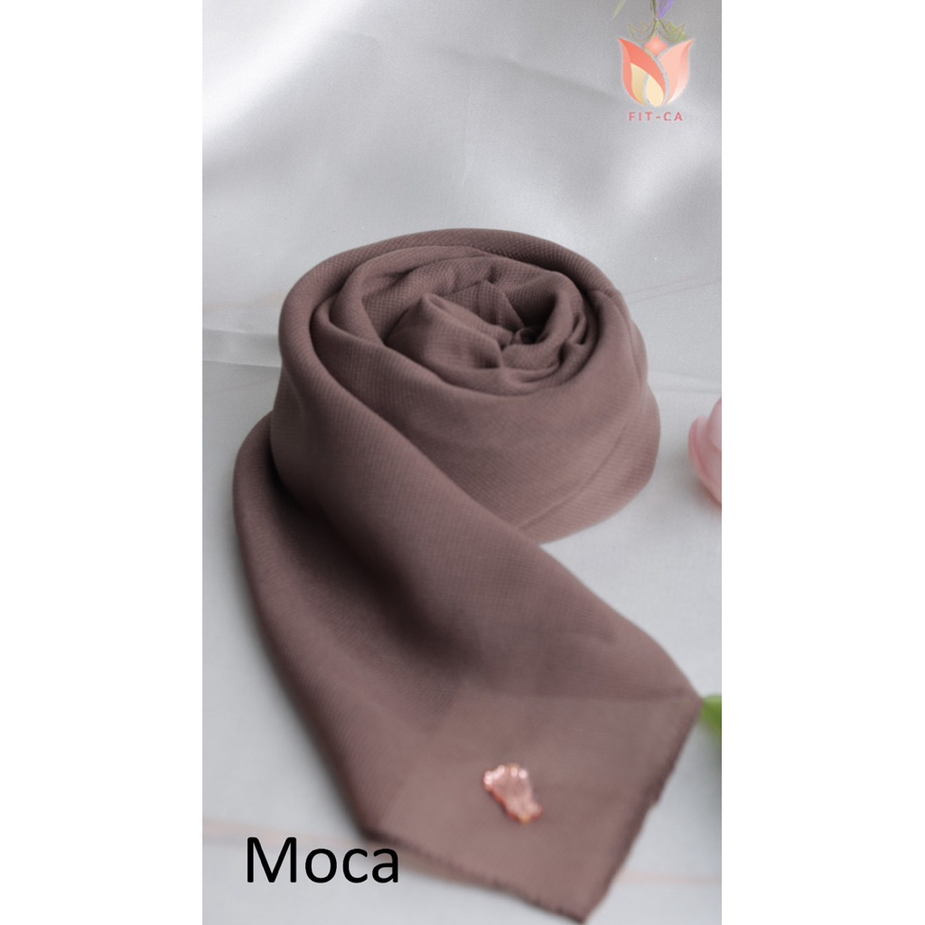 Fitca Chic - Hijab Bella Premium - Warna Mocca