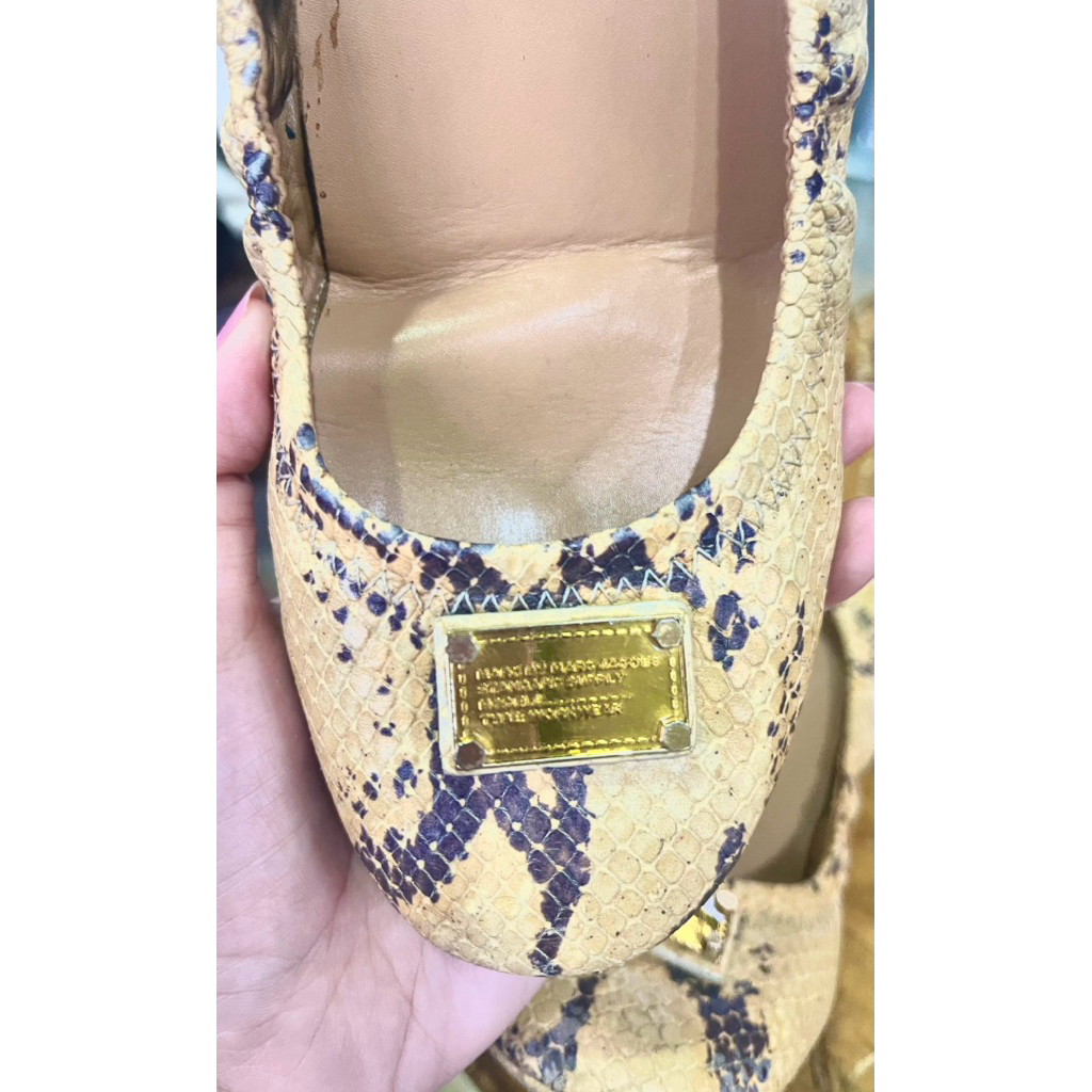 Marc Jacobs Flats Shoes Ballet Casual Neutral Size 37,5 (Preowned)