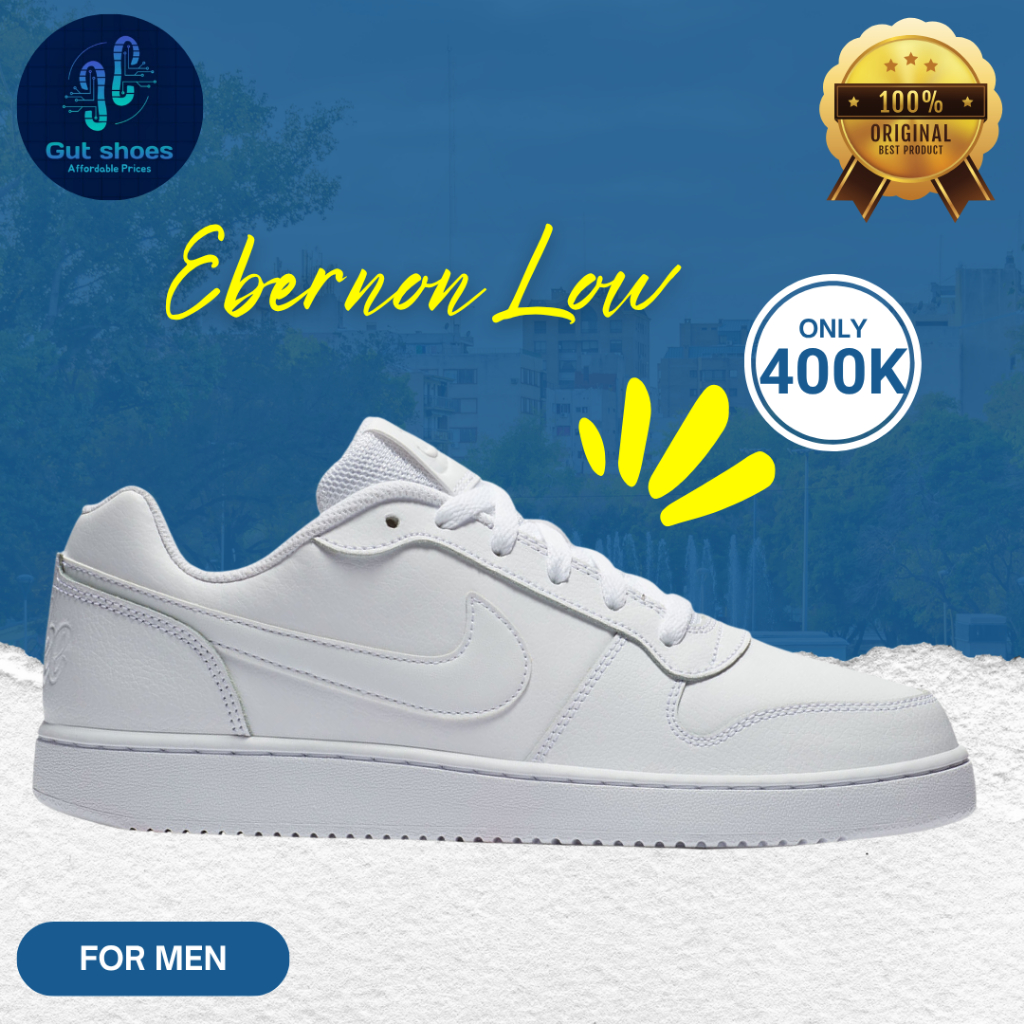Nike Ebernon Low Men's Casual Shoes White