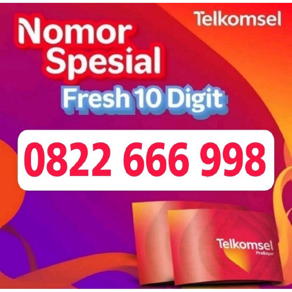 PROMO Perdana Kartu Simpati 10 Digit Telkomsel Seluruh Indonesia Bonus Kouta 3000Gb