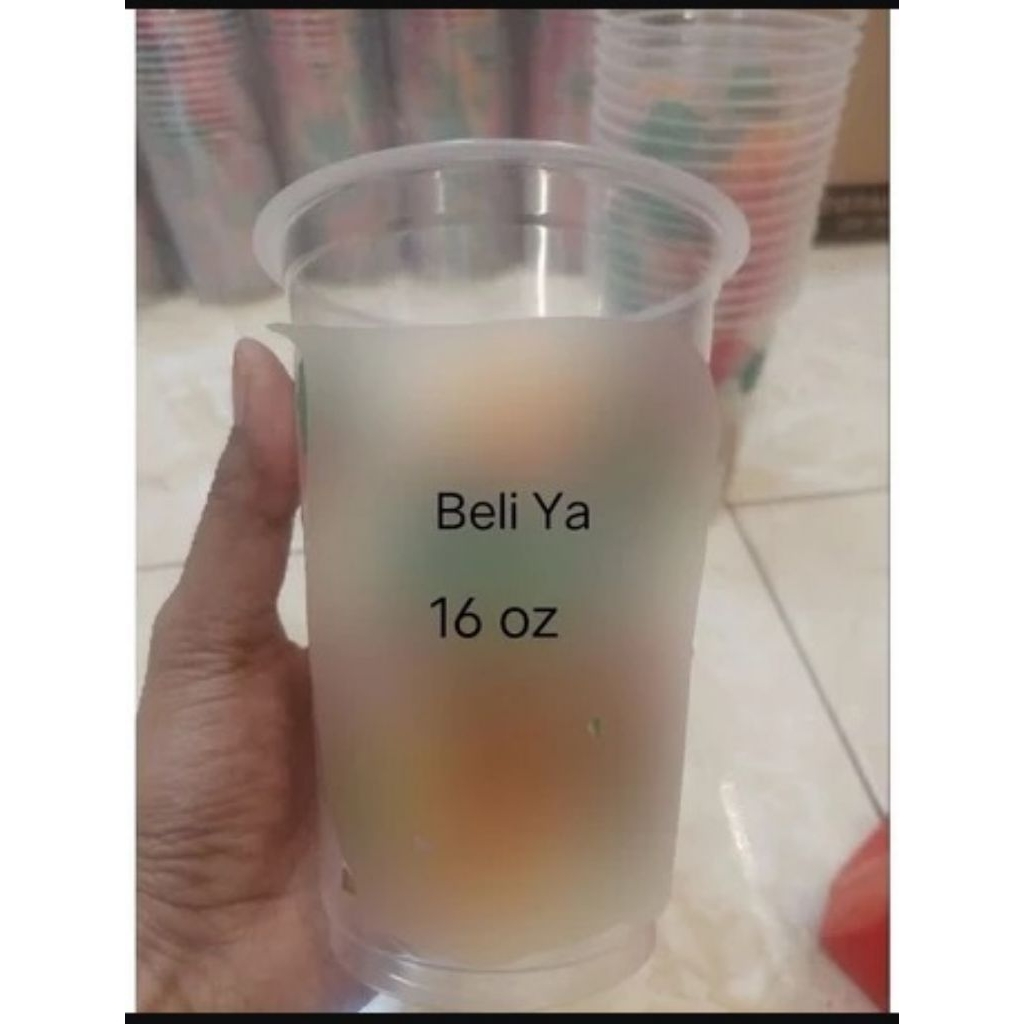 Cup Teh Poci 16 oz dan 22 oz