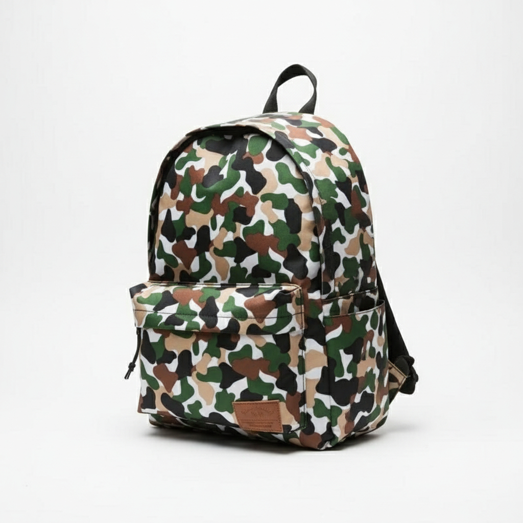 POLO FELIX - Tas Ransel Camo Tas Loreng Army Tas Ransel Sekolah Anti Air Tas Militer Anak Laki Laki