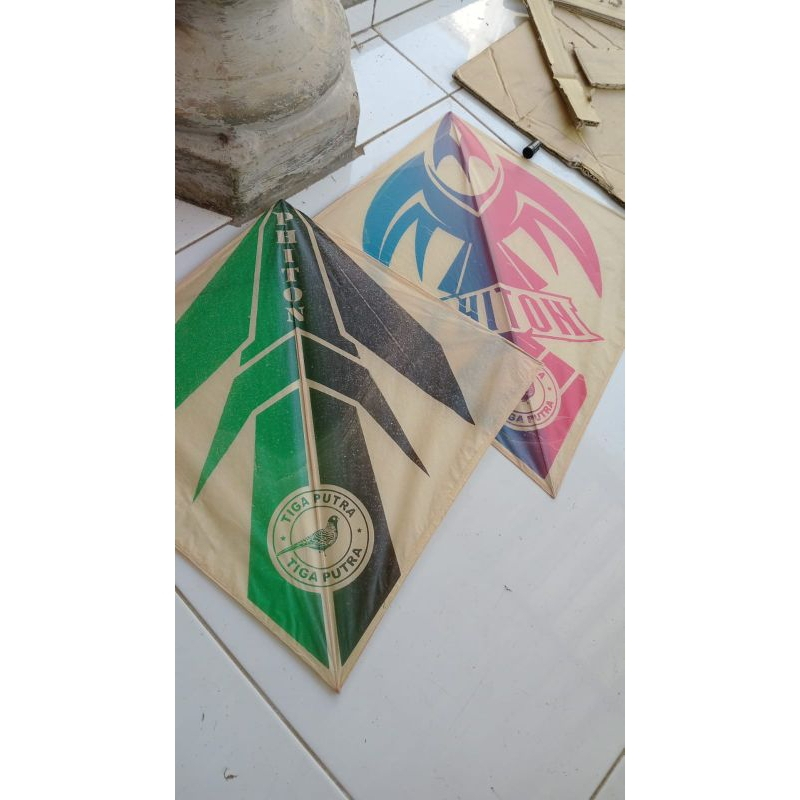 LAYANG-LAYANG / LAYANGAN TISSU (SEOT) SABLON GRADASI LLK