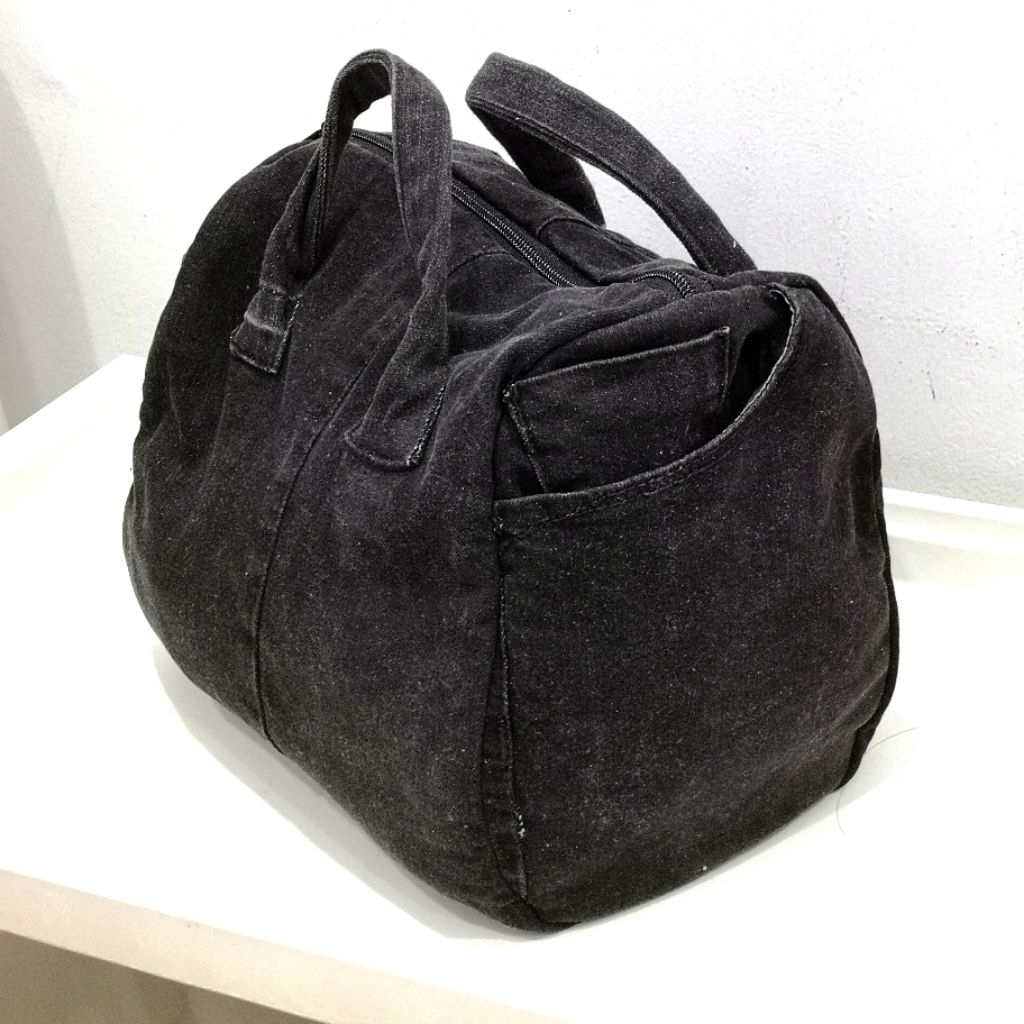 handmade denim speedy bag