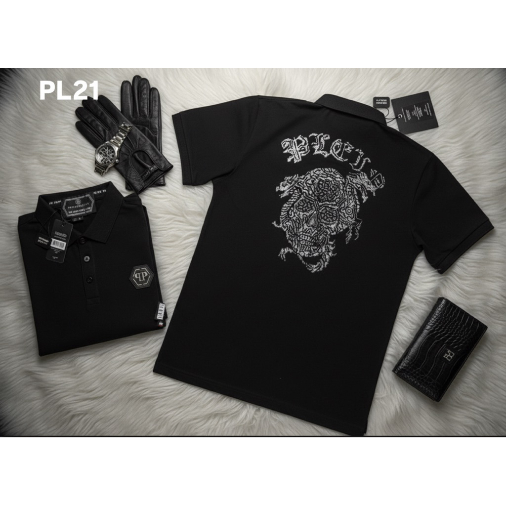 Kaos Kerah Pria PP PL21 Mirror import