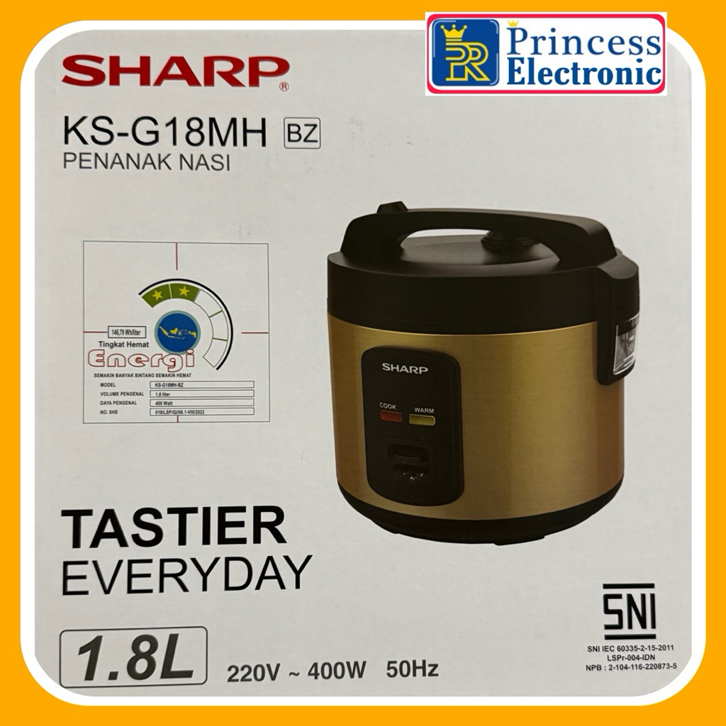 Magic com Sharp Rice Cooker 1.8 Liter KS-G18MH-BZ