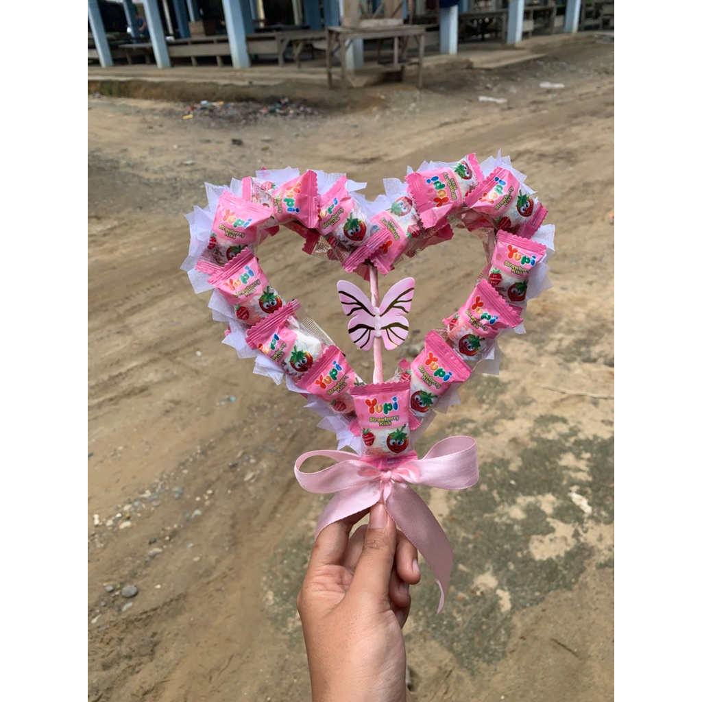 Tongkat Love Yupi/Permen Yupi Love