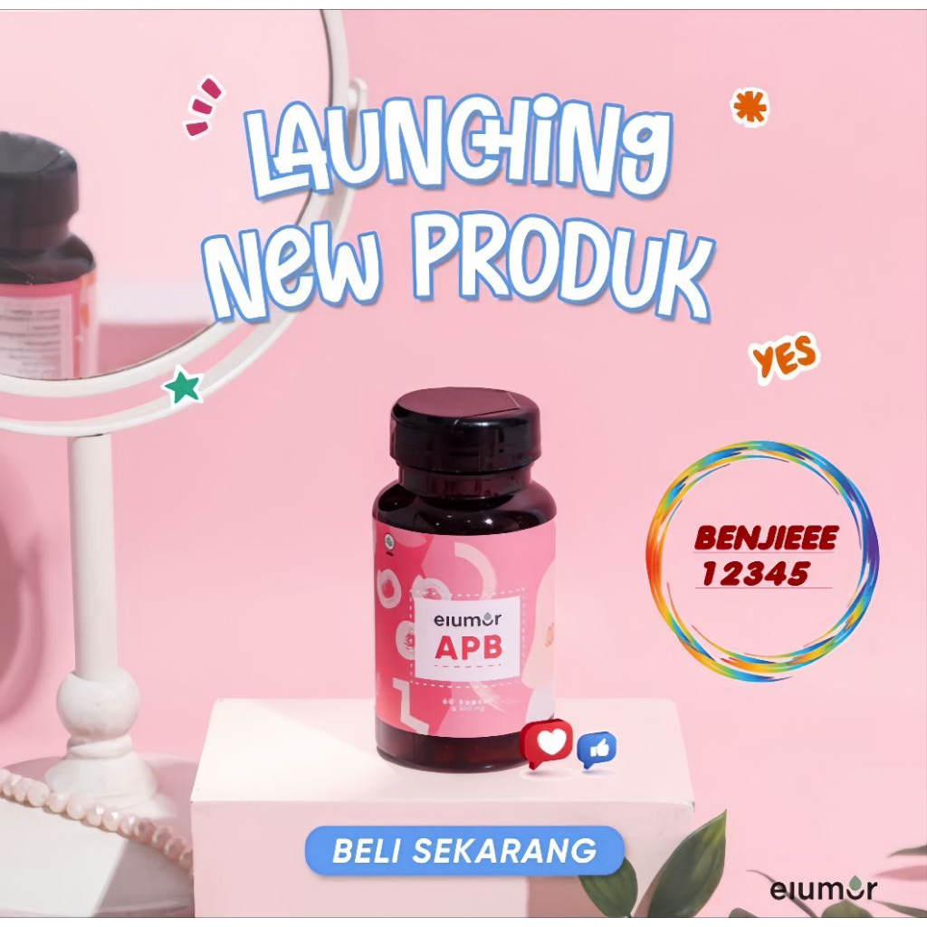 DISKON Elumor APB Suplemen Diet 60 Kapsul 100% Terdaftar BPOM RESMI