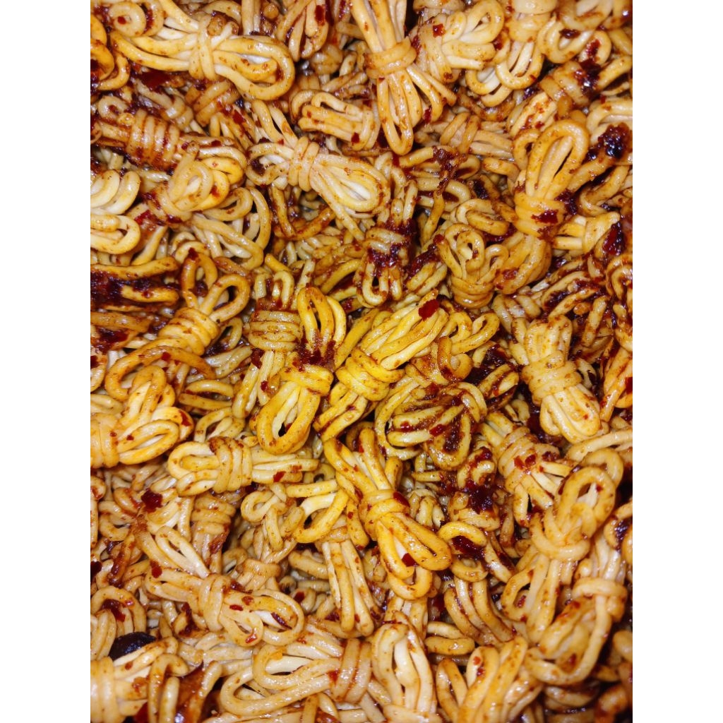 mie gulung pedas daun jeruk