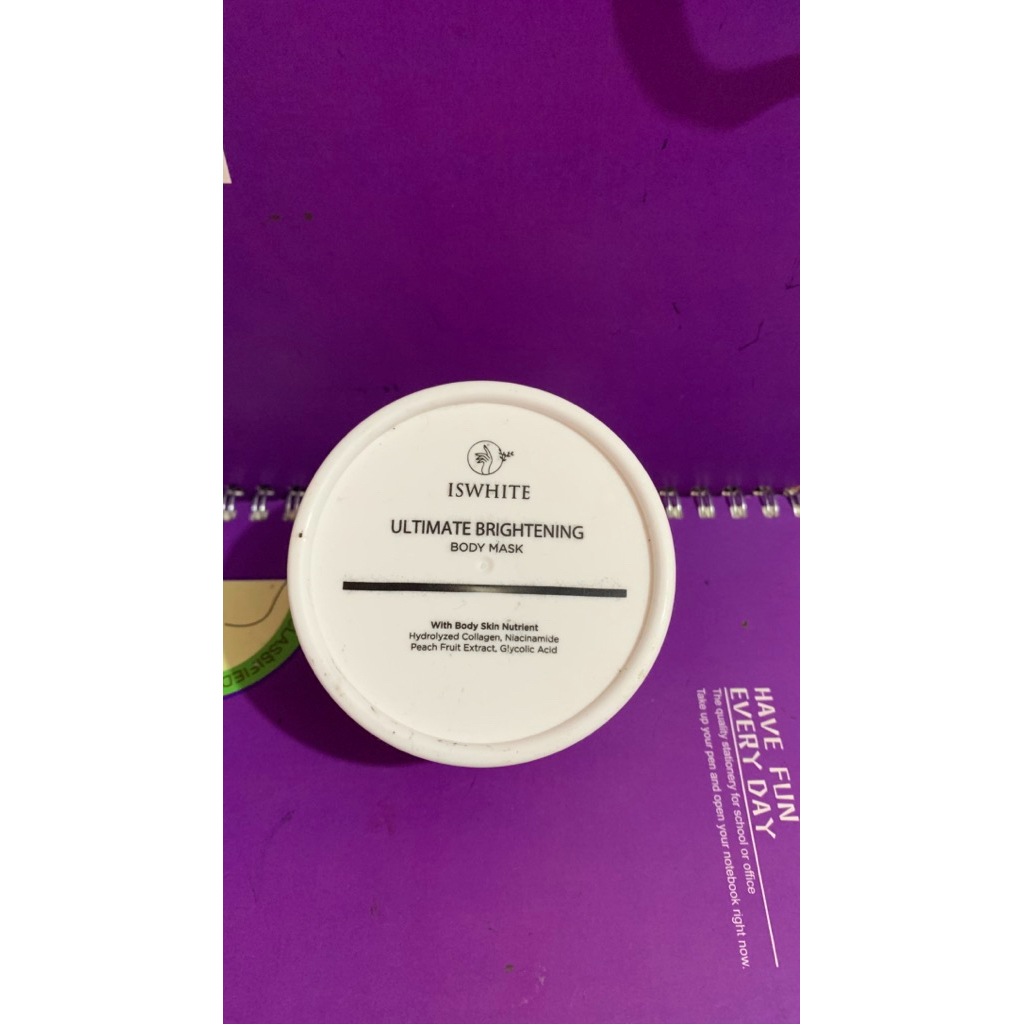 iswhite body mask travel size