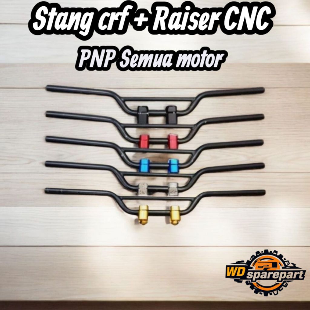 Stang stir CRF 150 L original include Raiser CNC Universal Motor Vixion CB150R King Verza KLX dII