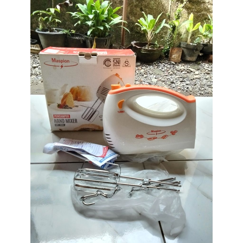 Hand Mixer Maspion Turbo