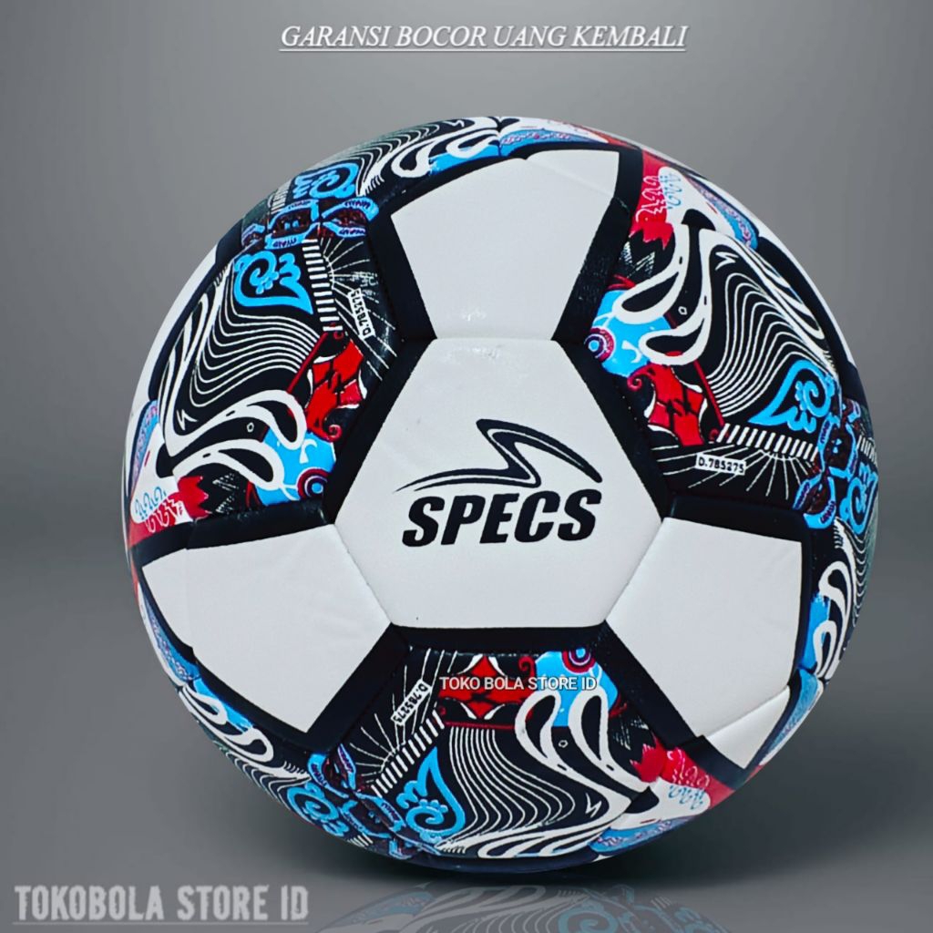 Specs Bola Sepak Specs Batik Iluzion Size 5 Bola Sepak Kaki Bahan Empuk