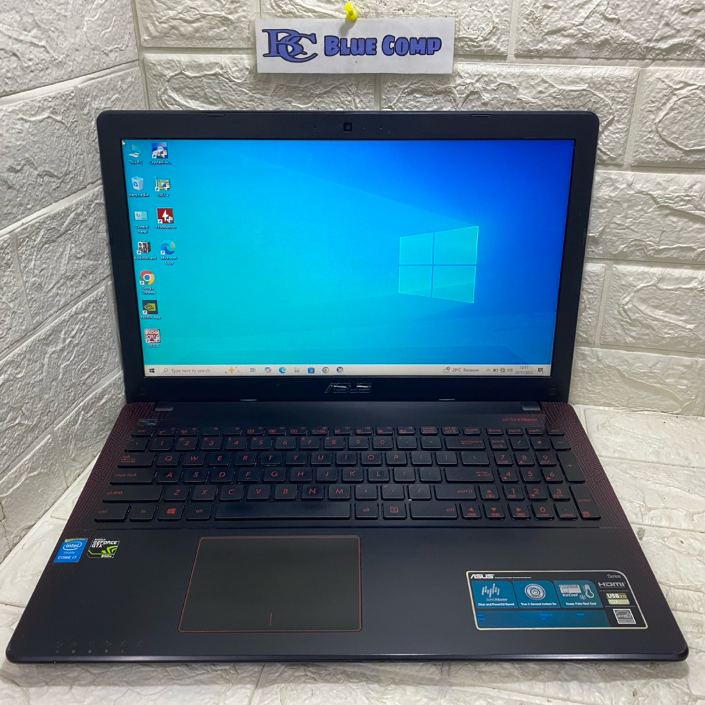Laptop Gaming Asus Murah Core i7 Nvidia GTX Ram 12 GB SSD 256+HDD 1TB Laptop Untuk Desain Editing Re