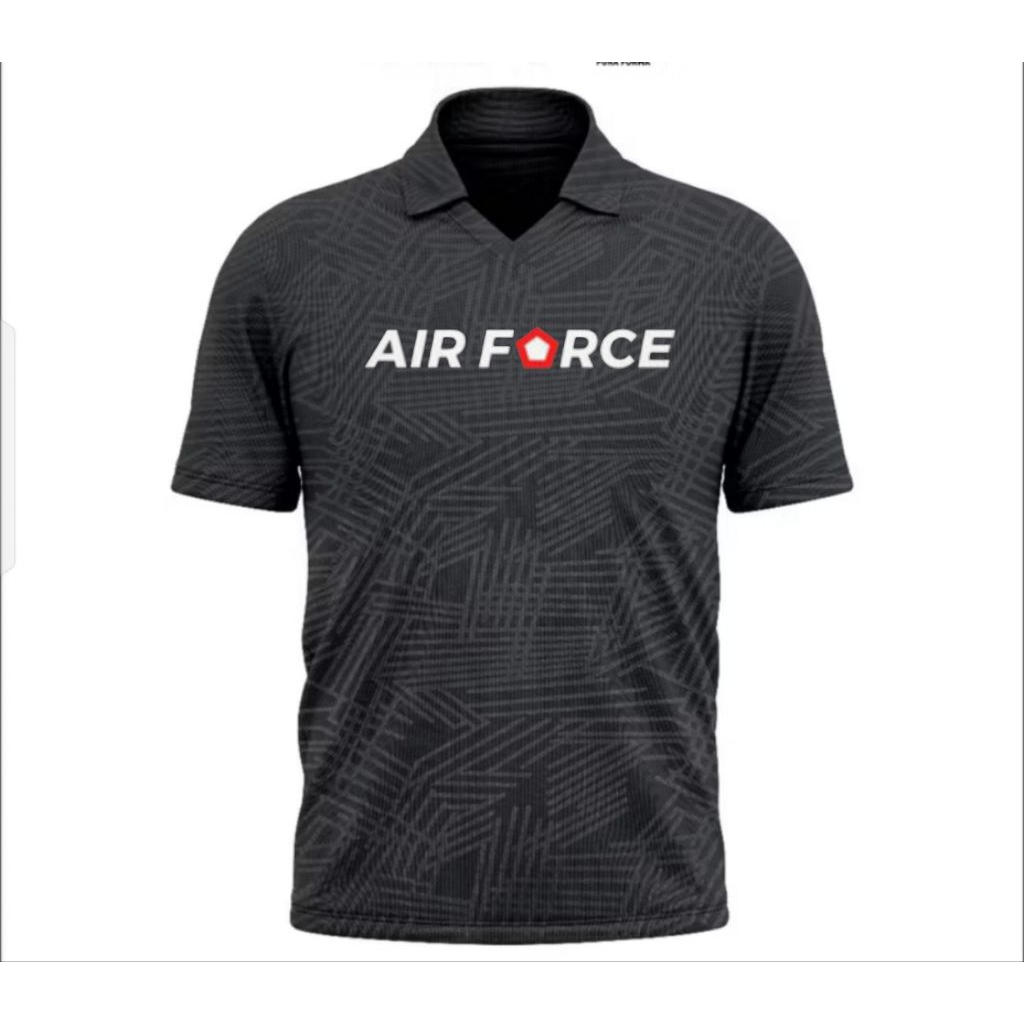Kaos AIR FORCE Dryfit olahraga