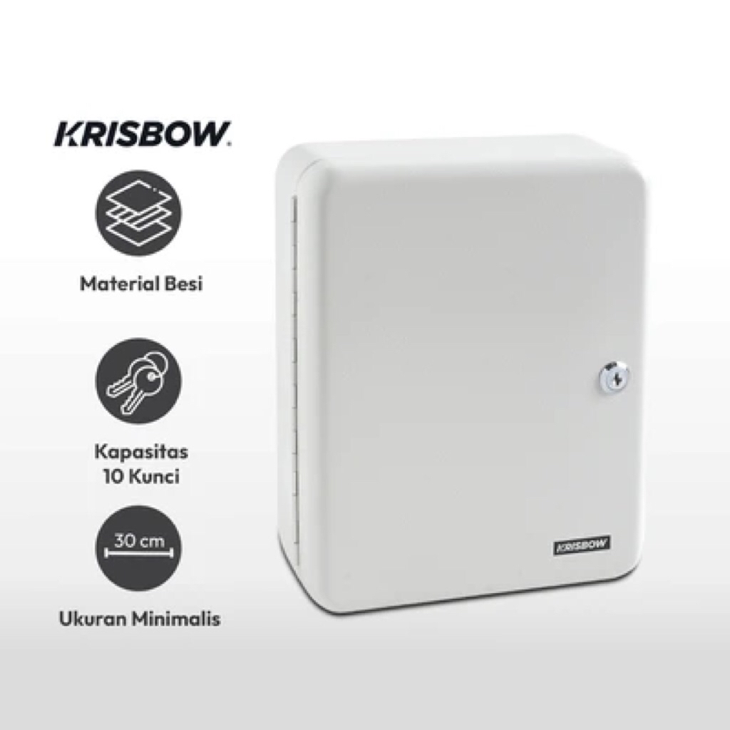 KRISBOW BRANGKAS KUNCI 150KEYS  PUTIH/AZKO KRISBOW KEY BOX WITH 150 KEYS WHITE/KRISBOW BRANKAS PORTA
