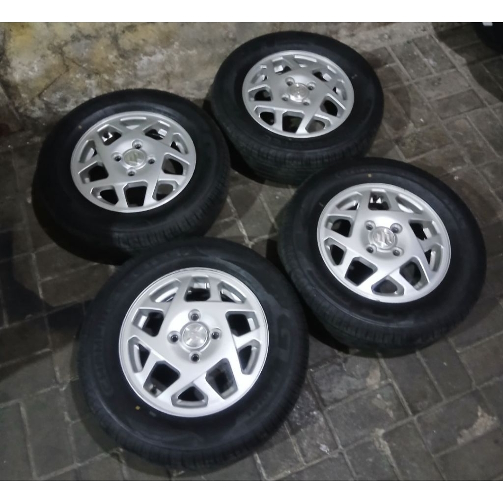 Velg pelek mobil Second murah oem suzuki Karimun ring 13 ban champiro
