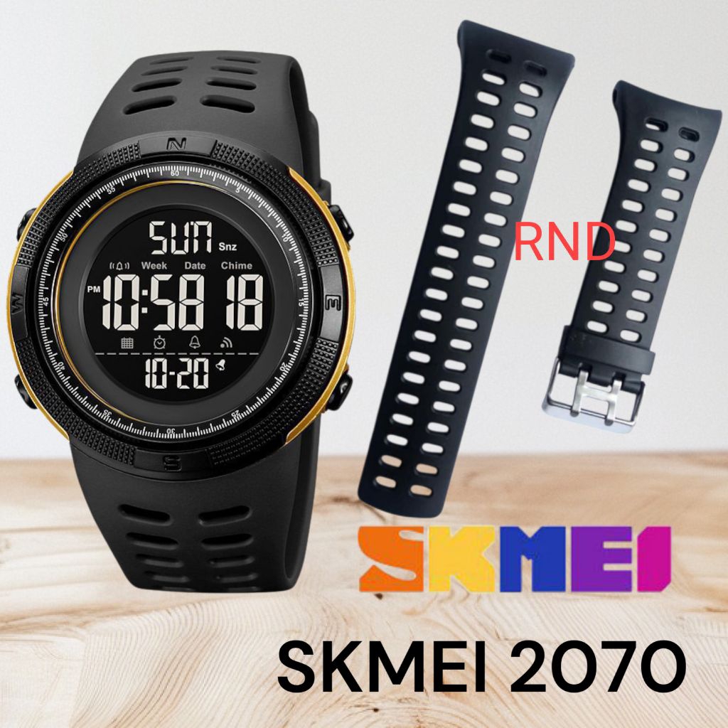 Tali Jam Skmei 2070 Strap TALI JAM SKMEI 2070 KARET Pengait jam tangan