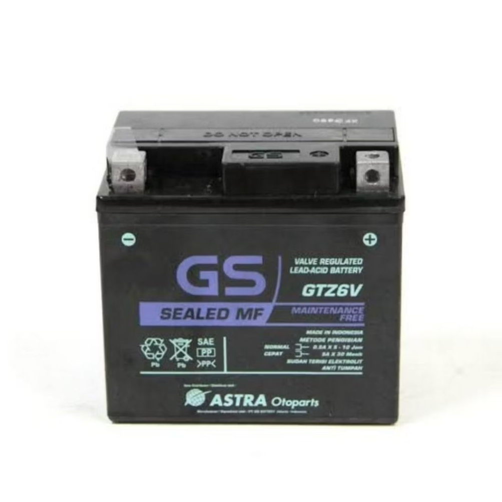 GS Battery GTZ-6V 12V/5AH