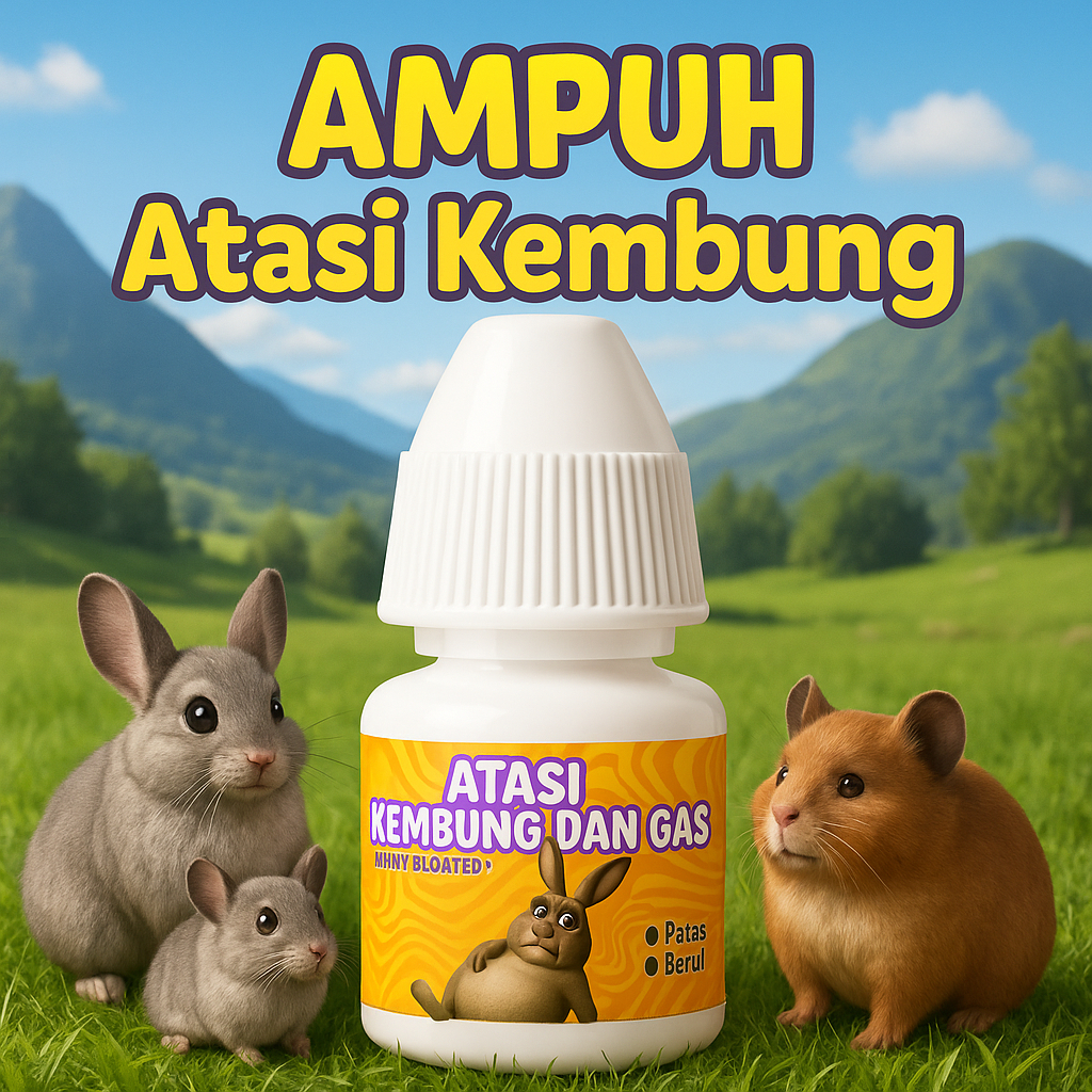 MR BUNNY - Bloated / obat kembung kelinci, chincilla & marmut / obat kembung kelinci, obat kembung c