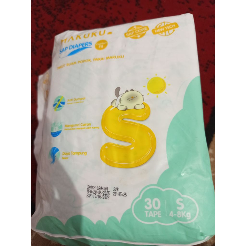 pampers makuku sap s30