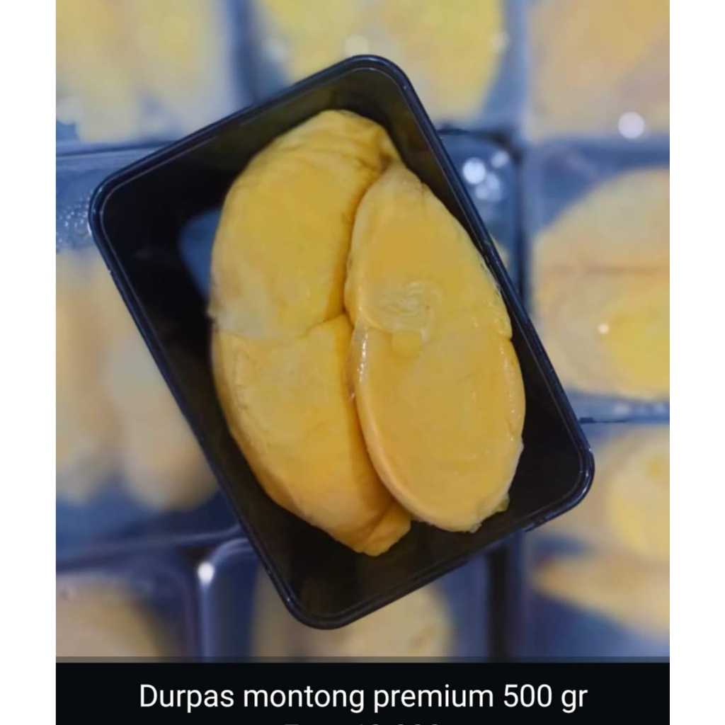 DURIAN KUPAS DURPAS DAGING TEBAL DUREN NIAS MEDAN MONTONG 500GR