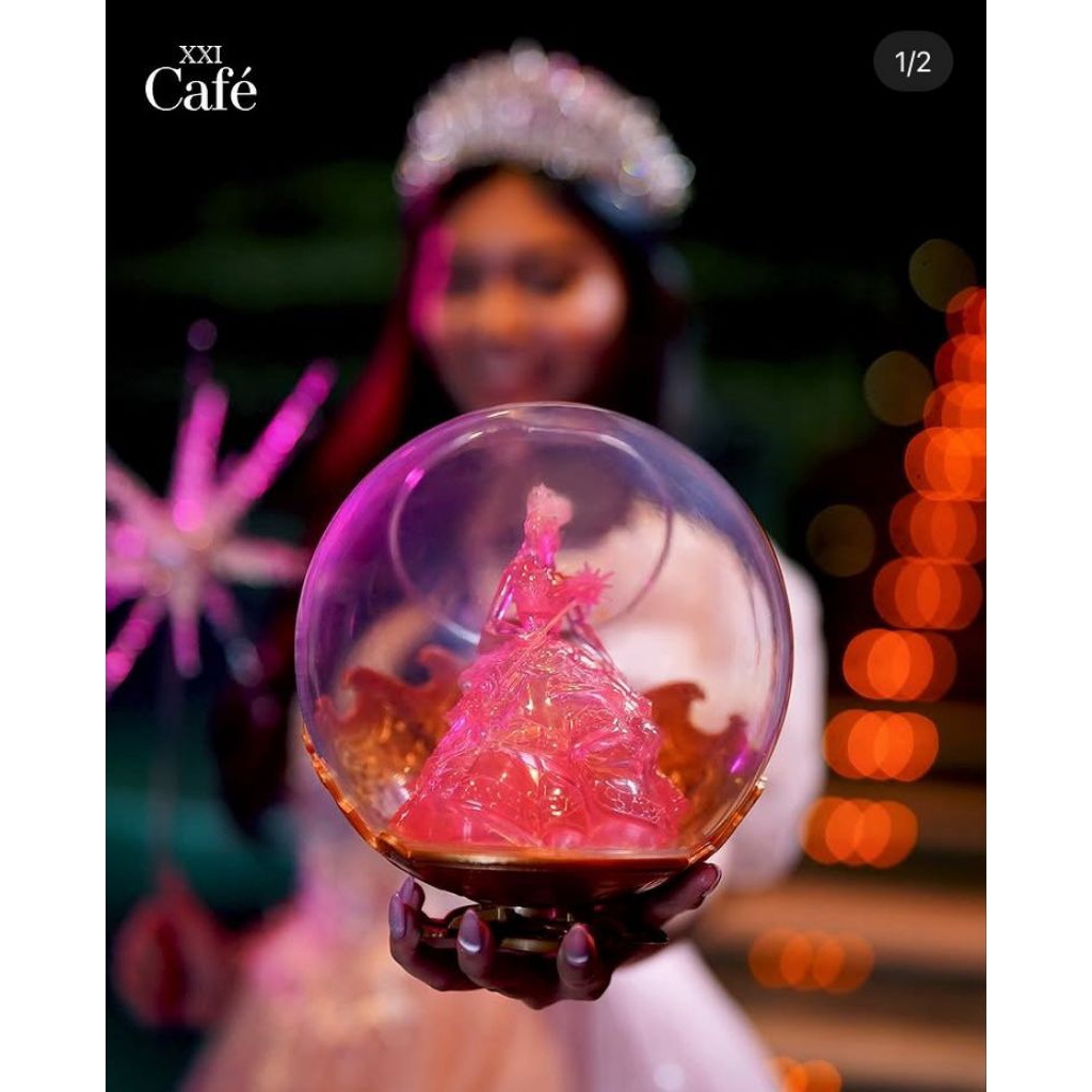 Ready Stock Glinda Light Up Popcorn Bucket Wicked XXI & Tumblr Wicked CGV