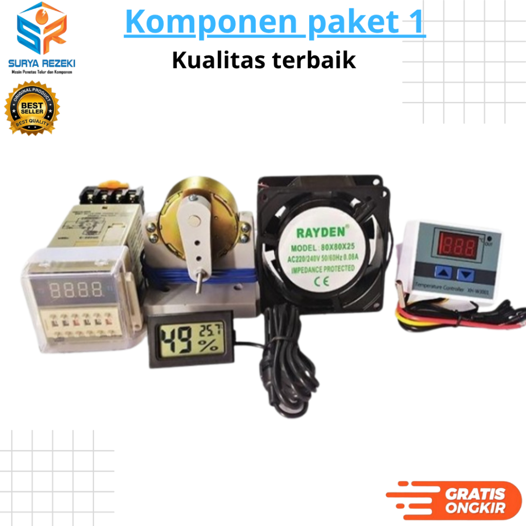 paket komponen mesin tetas telur full otomatis